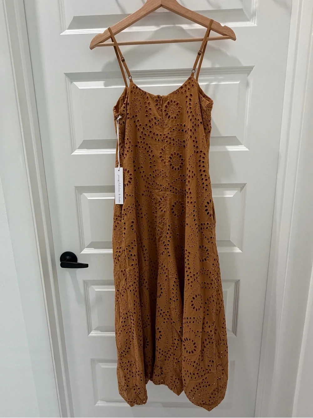 🆕 YOUNG FABULOUS & BROKE Melve Eyelet Dress - Size S.